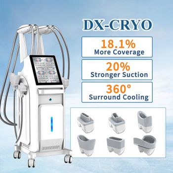 Vetical Cryolipolysis machine with 4 handles for all body fat removal , body slimming , fat burning and body shape.