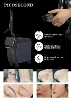 PICOMASTER 2 in 1 Pico laser+ long pulse 1064nm laser machine