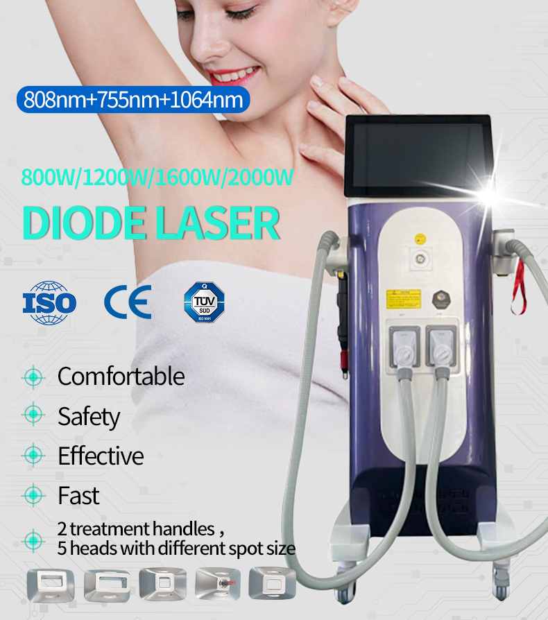 Hair removal machine